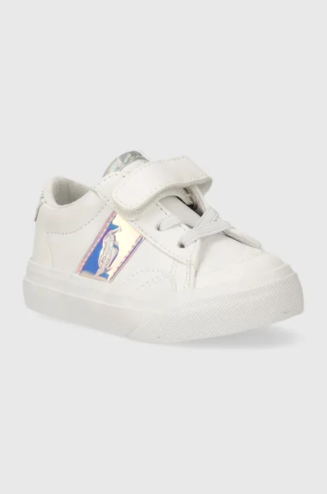 Polo Ralph Lauren sneakers pentru copii culoarea alb