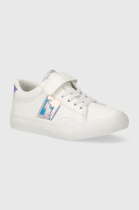 Polo Ralph Lauren sneakers pentru copii culoarea alb
