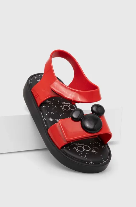 Otroški sandali Melissa JUMP DISNEY 100 BB rdeča barva