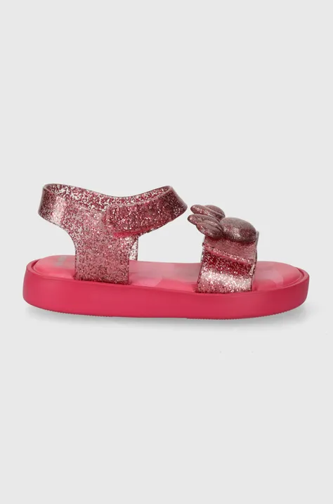 Dětské sandály Melissa JUMP DISNEY 100 BB růžová barva