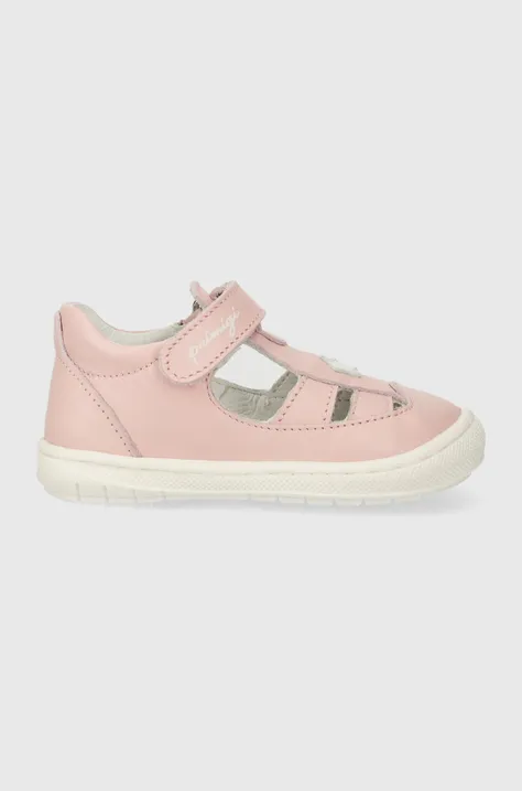 Detské kožené sandále Primigi ružová farba