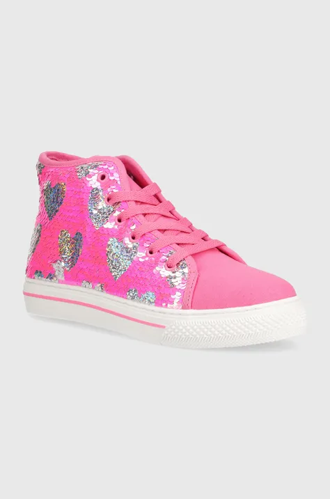 Παιδικά πάνινα παπούτσια Primigi χρώμα: ροζ