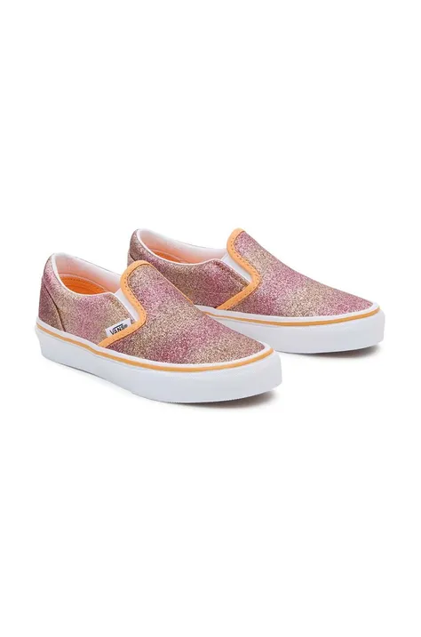 Vans tenisówki dziecięce UY Classic Slip-On kolor czerwony