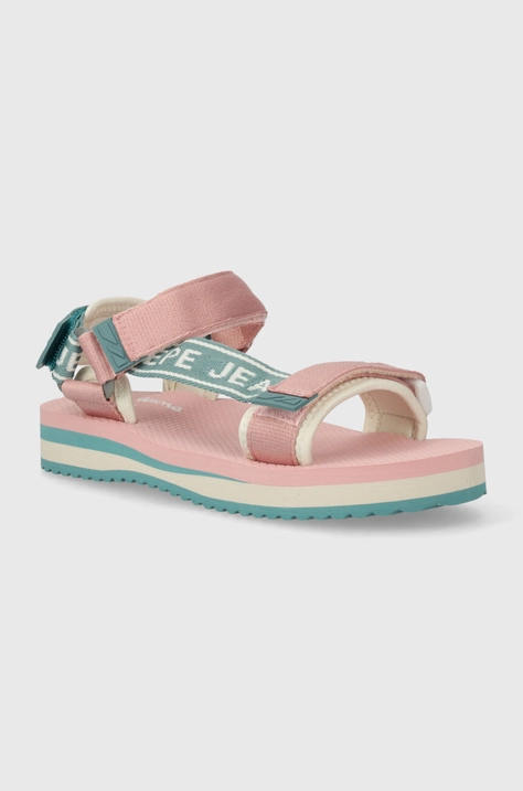 Pepe Jeans sandale copii POOL JELLY G culoarea roz