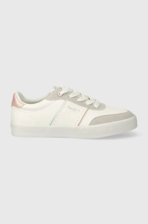 Pepe Jeans sneakers pentru copii KENTON ORIGIN G culoarea alb