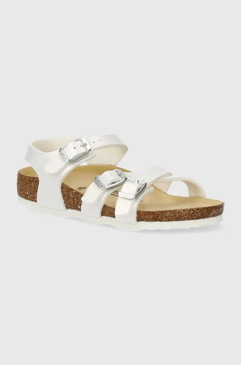 Otroški sandali Birkenstock Kumba K BF bela barva