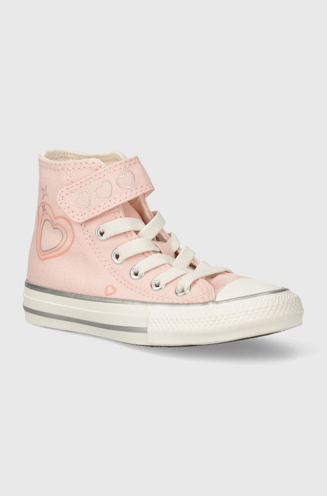 Dětské tenisky Converse růžová barva