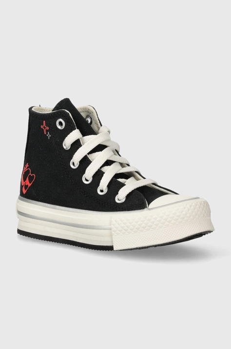 Converse tenisi copii culoarea negru