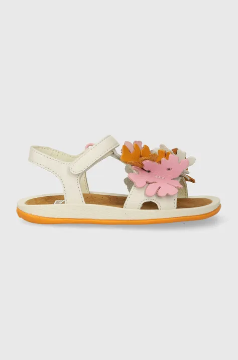 Detské sandále Camper biela farba
