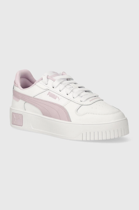 Puma sneakers pentru copii Carina Street Jr culoarea alb