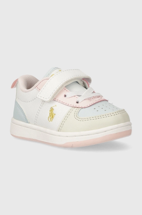 Polo Ralph Lauren sneakers pentru copii culoarea roz