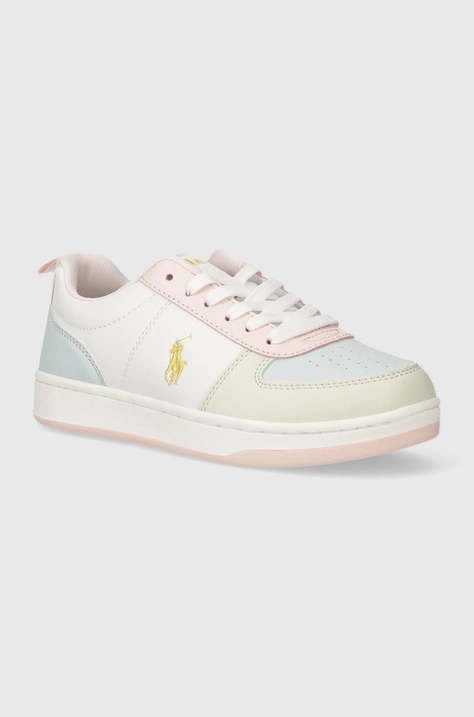 Polo Ralph Lauren sneakers pentru copii culoarea roz