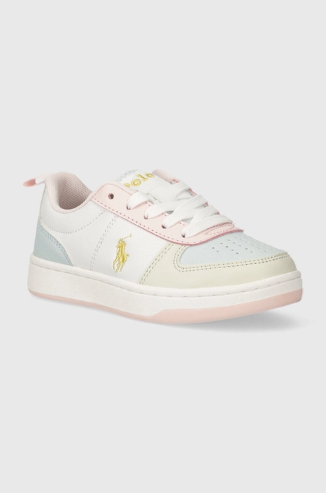 Polo Ralph Lauren sneakers pentru copii culoarea roz