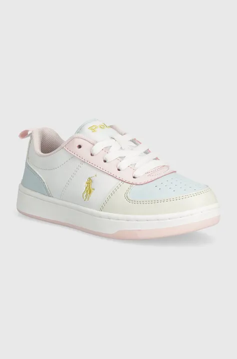 Παιδικά αθλητικά παπούτσια Polo Ralph Lauren χρώμα: ροζ