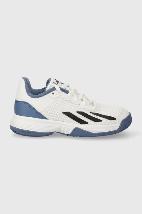 Παιδικά αθλητικά παπούτσια adidas Performance Courtflash K χρώμα: άσπρο