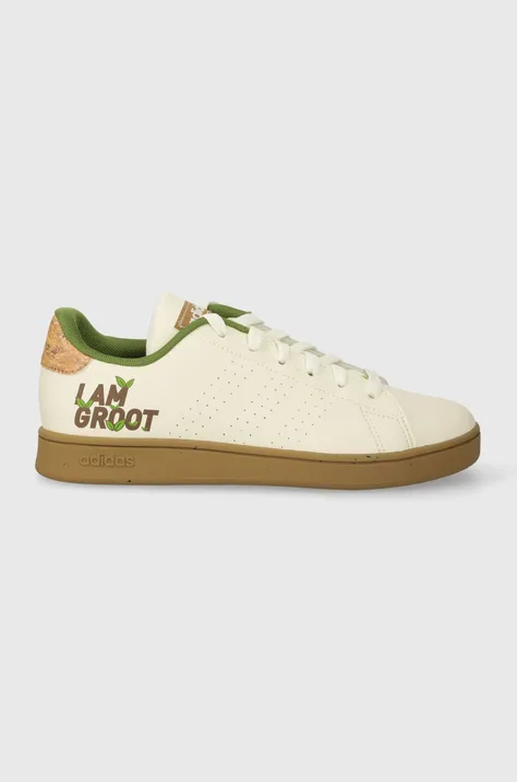 adidas sneakers pentru copii ADVANTAGE GROOT K culoarea bej