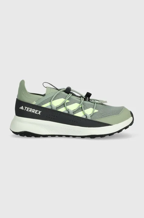 Detské topánky adidas TERREX TERREX VOYAGER 21 H.RDY K zelená farba