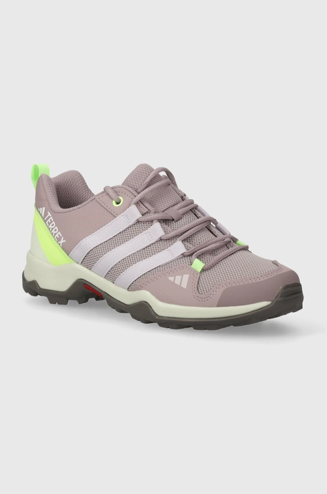 Детские ботинки adidas TERREX TERREX AX2R K цвет фиолетовый