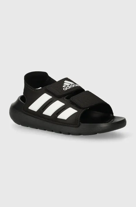 Otroški sandali adidas ALTASWIM 2.0 C črna barva