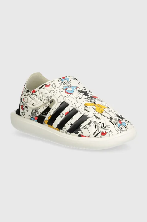 Detské sandále adidas WATER SANDAL MICKEY C biela farba