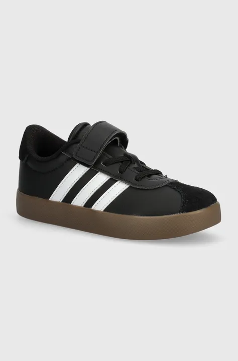 Dětské sneakers boty adidas VL COURT 3.0 EL C černá barva