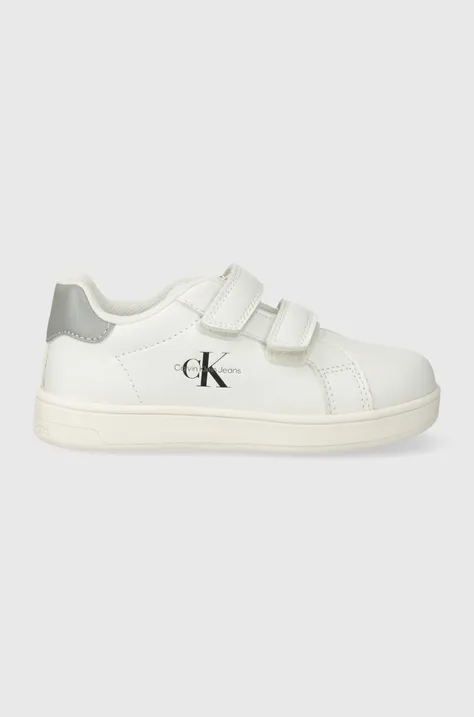 Παιδικά αθλητικά παπούτσια Calvin Klein Jeans χρώμα: άσπρο