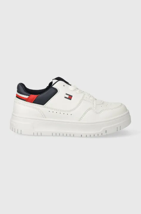 Παιδικά αθλητικά παπούτσια Tommy Hilfiger χρώμα: άσπρο
