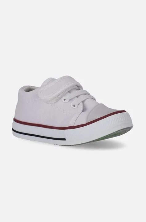 Παιδικά πάνινα παπούτσια Coccodrillo χρώμα: άσπρο
