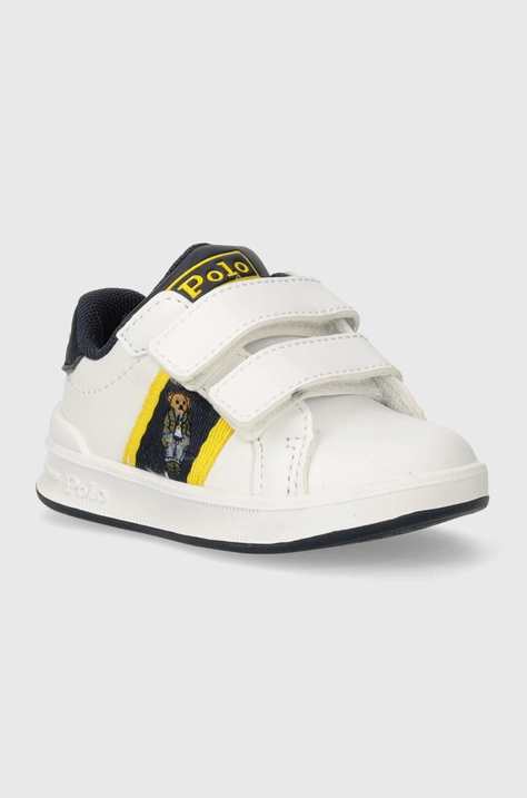 Dětské sneakers boty Polo Ralph Lauren bílá barva