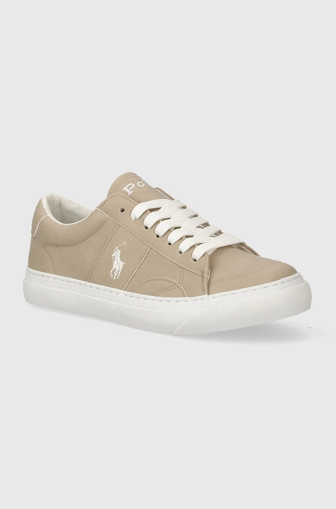 Polo Ralph Lauren sneakers pentru copii culoarea bej