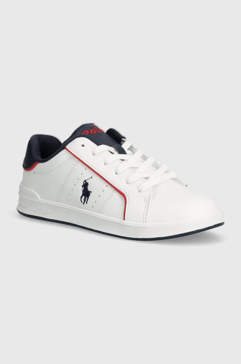 Dětské sneakers boty Polo Ralph Lauren bílá barva