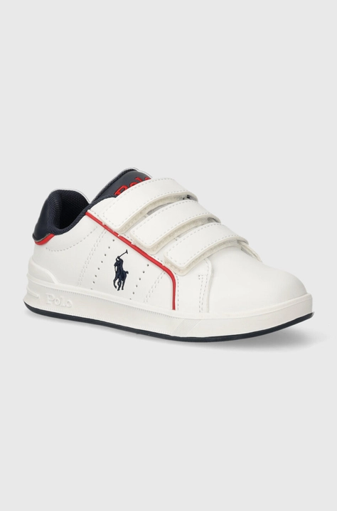 Polo Ralph Lauren sneakers pentru copii culoarea alb