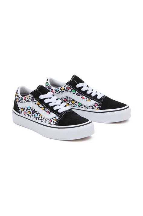 Παιδικά πάνινα παπούτσια Vans UY Old Skool χρώμα: μαύρο