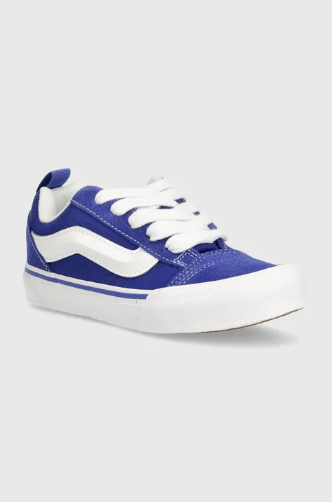 Παιδικά sneakers σουέτ Vans Knu Skool χρώμα: ναυτικό μπλε