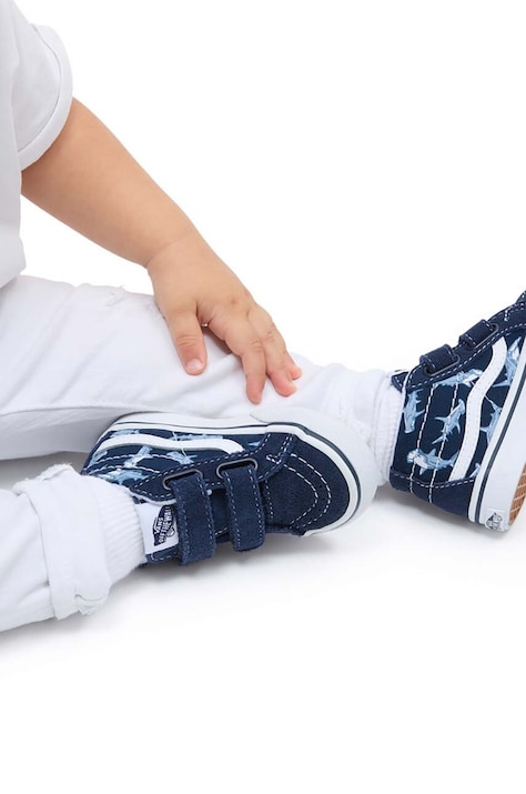 Παιδικά πάνινα παπούτσια Vans TD SK8-Mid Reissue V χρώμα: πράσινο