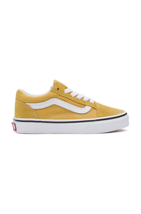 Παιδικά πάνινα παπούτσια Vans UY Old Skool χρώμα: κίτρινο