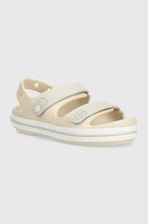 Detské sandále Crocs CROCBAND CRUISER šedá farba