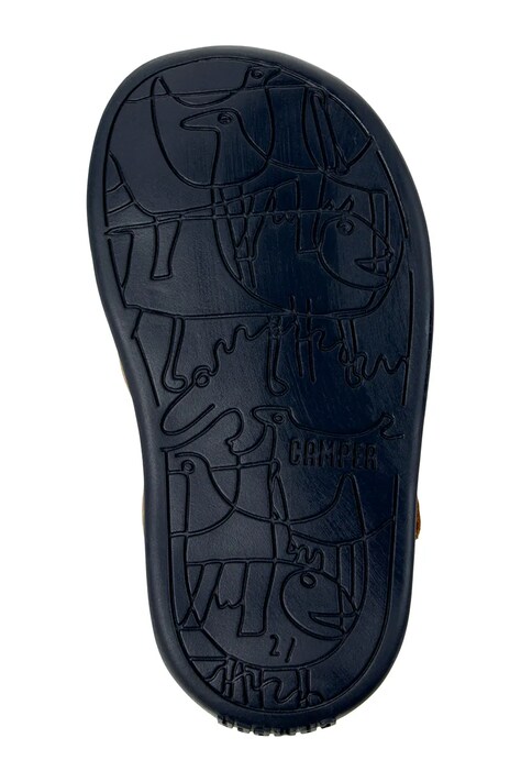 Camper sandały dziecięce skórzane brązowe 80372