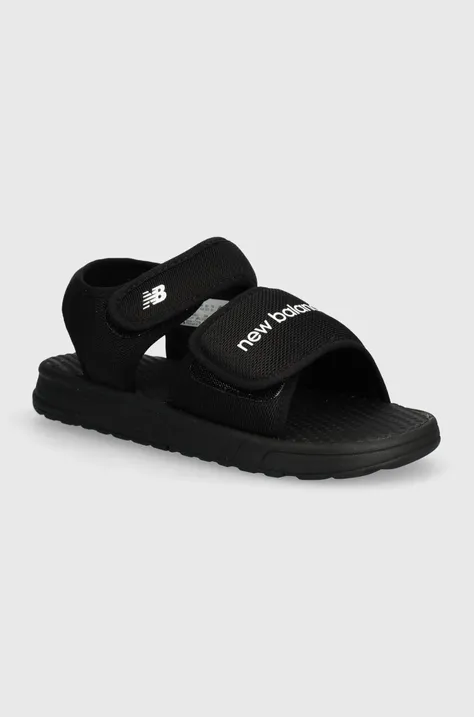 Dětské sandály New Balance SYA750A3 černá barva