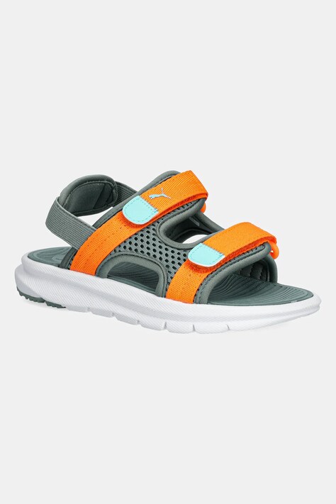 Dětské sandály Puma Evolve PS zelená barva