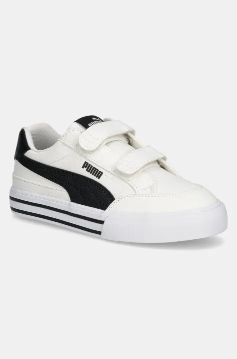 Детские кеды Puma Court Classic Vulc FS V PS цвет белый