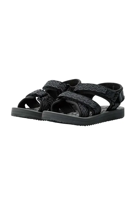 Detské sandále Jack Wolfskin ZULU čierna farba