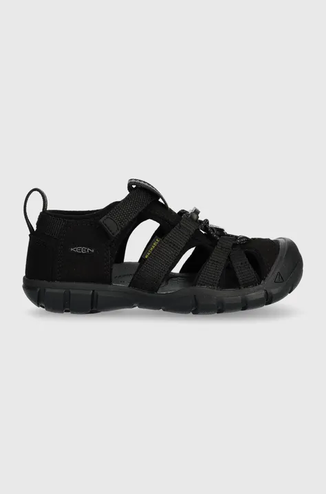 Detské sandále Keen SEACAMP II CNX čierna farba