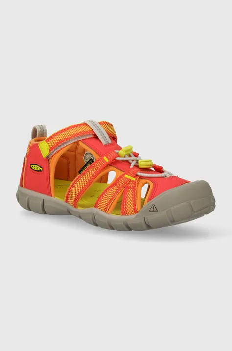 Detské sandále Keen SEACAMP II CNX oranžová farba