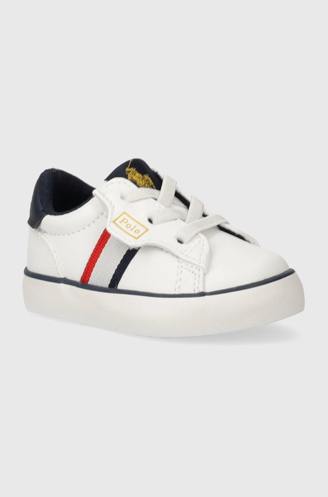 Polo Ralph Lauren sneakers pentru copii culoarea alb