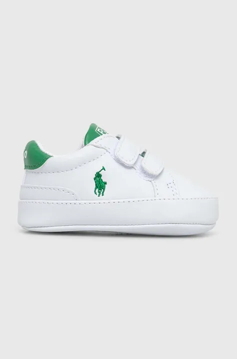 Βρεφικά παπούτσια Polo Ralph Lauren χρώμα: άσπρο