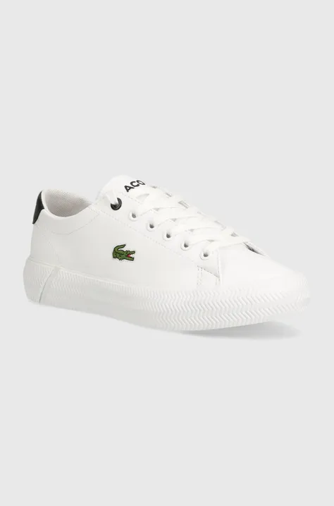 Παιδικά αθλητικά παπούτσια Lacoste Vulcanized χρώμα: άσπρο