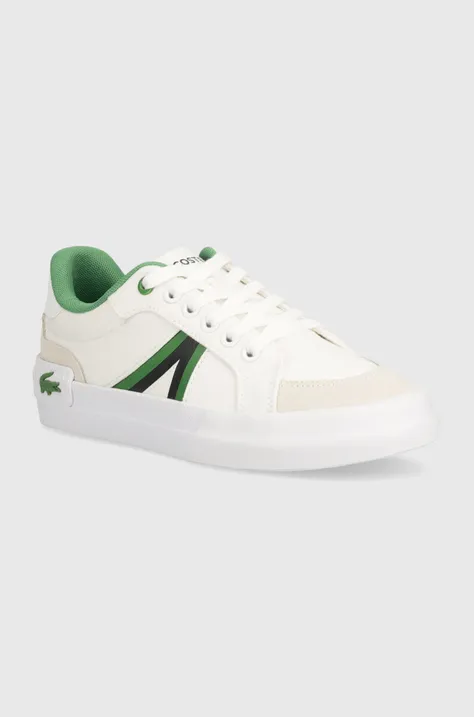 Παιδικά αθλητικά παπούτσια Lacoste Vulcanized sneakers χρώμα: άσπρο