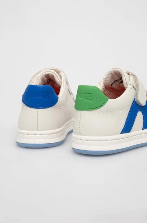 Camper sneakersy skórzane dziecięce kolor niebieski TWS
