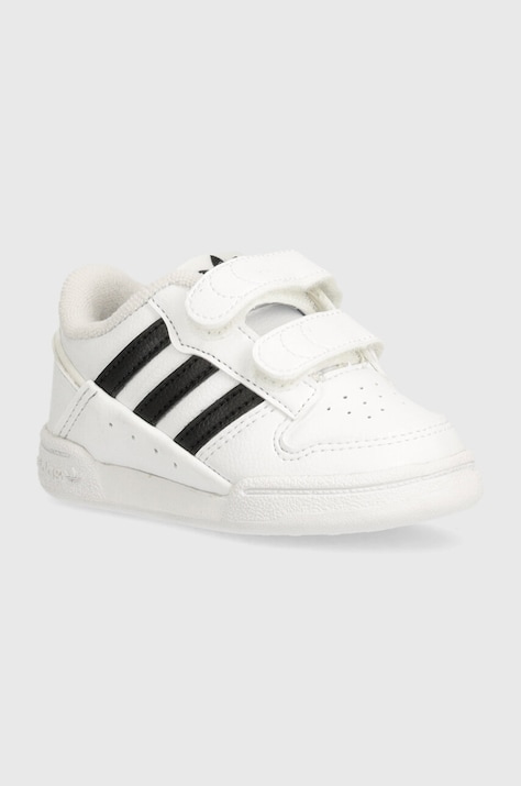 Дитячі шкіряні кросівки adidas Originals колір білий